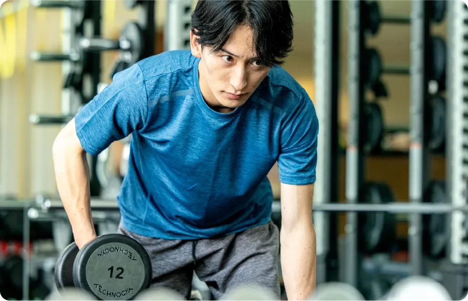 がんばらない運動で、<br>毎日を楽に。